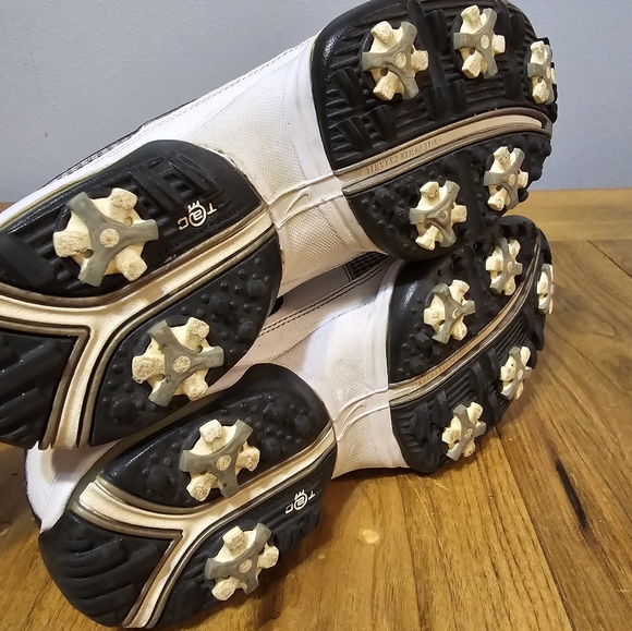 Nike Air size 8.5 golf shoes black & white houndstooth - Picture 6 of 8